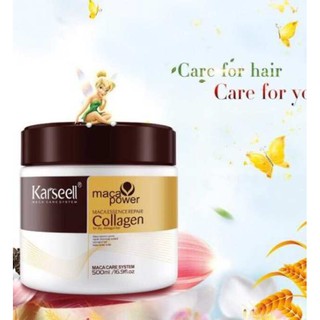 Dầu hấp tóc Collagen Karseell Maca siêu mềm mượt tóc 500ml