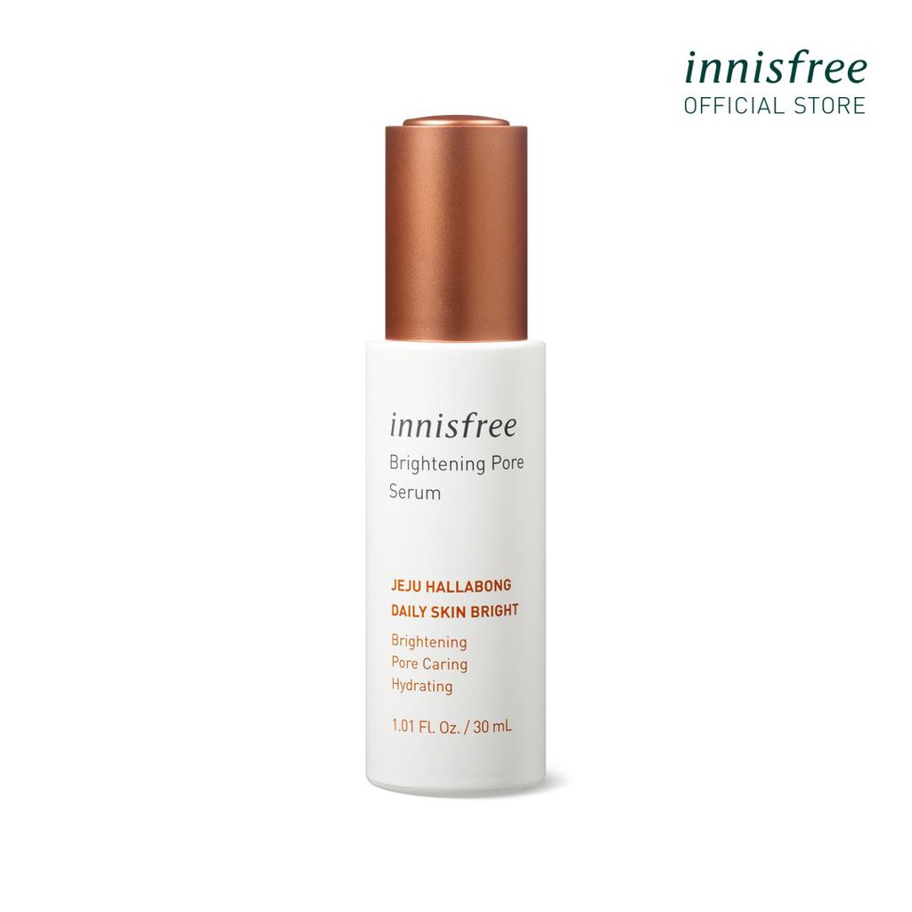 [Mã FMCGMALL -8% đơn 250K] Tinh chất làm sáng da 3 trong 1 innisfree Brightening Pore Serum 30ml