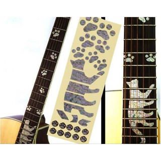 Dán khảm trang trí cần đàn guitar hình chân báogiá rẻ