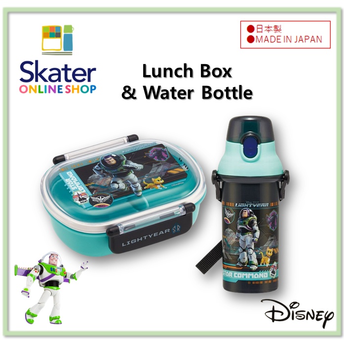 [SKATER] Hộp Đựng Thức Ăn Trưa Hình Tròn in Hình Buzz Lightyear 360ml QAF2BAAG / Trong Suốt Có Dây Đeo 480ml PSB5TR Cho Trẻ Em Sản Xuất Tại Nhật Bản
