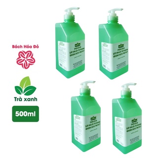 Combo 4 chai dung dịch sát khuẩn tay nhanh green cross protect 500ml/chai