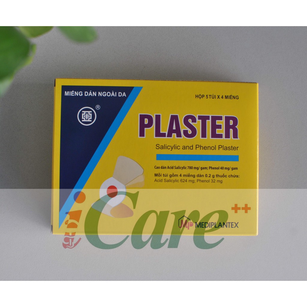  [CHÍNH HÃNG] MIẾNG DÁN MỤN CÓC PLASTER HỘP 20 MIẾNG | BigBuy360 - bigbuy360.vn