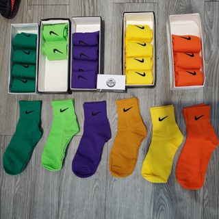 Tất Dệt Kim Thể Thao, Thời Trang Logo Nhiều Màu [ Ảnh Thật + Clip ]