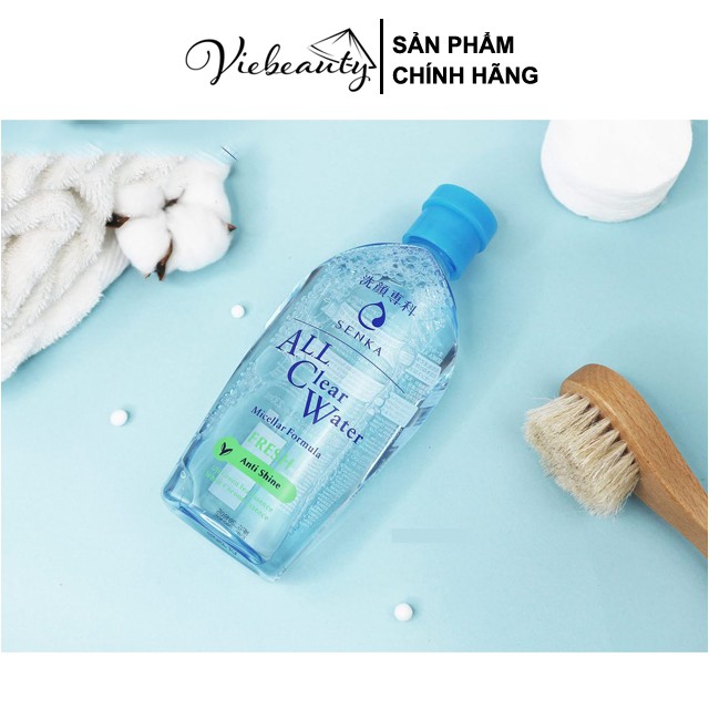 Nước Tẩy Trang Không Cồn Cho Da Dầu Mụn Senka All Clear Water Micellar Formula Fresh 230ml - Khongcoson | BigBuy360 - bigbuy360.vn