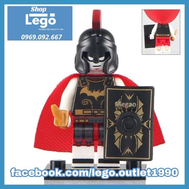 Xếp hình Rome Batman Roman Batmanicus siêu anh hùng DC Comics Lego Minifigures PG8052 PG186