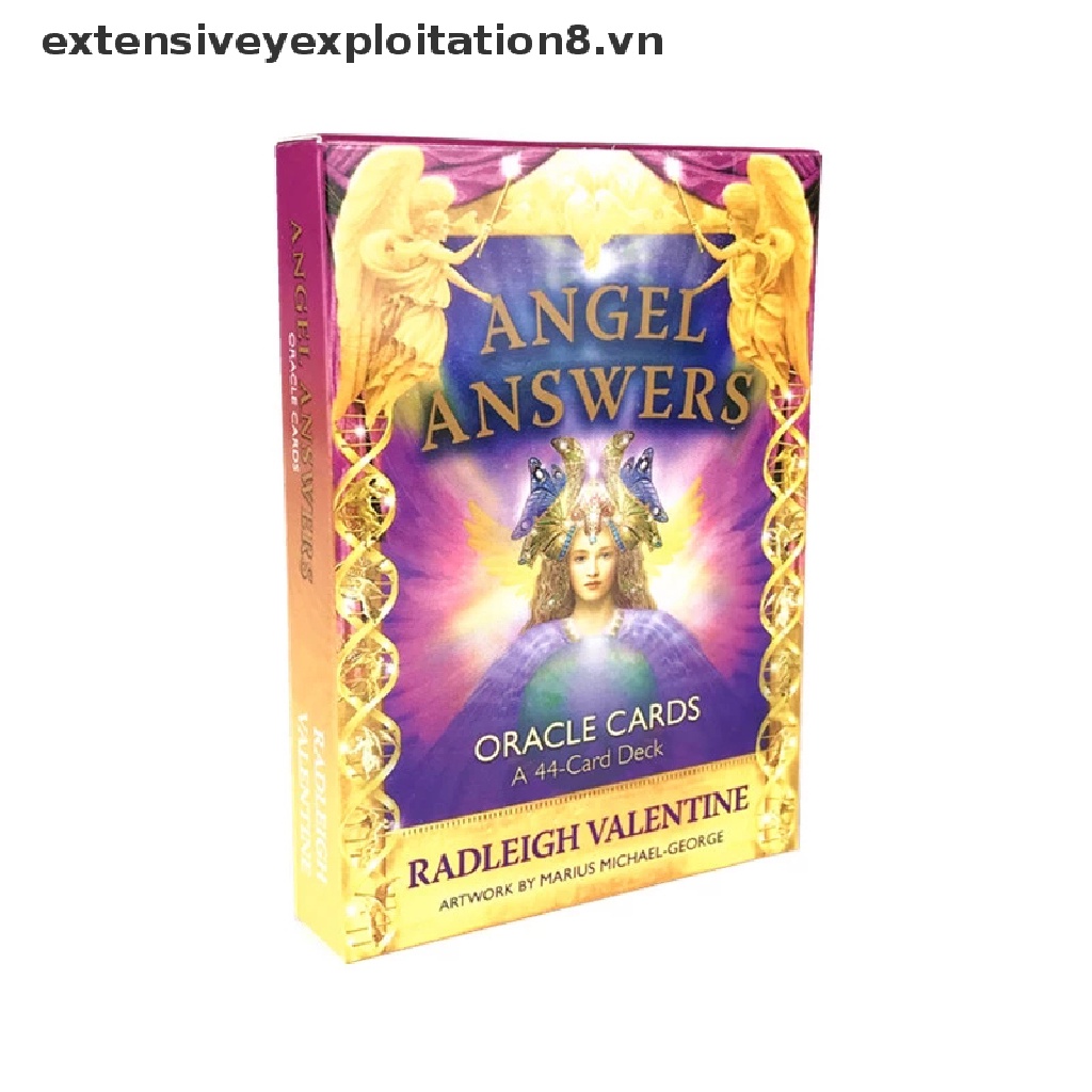 Bộ bài tarot tiếng Anh chủ đề Câu trả lời từ thiên thần