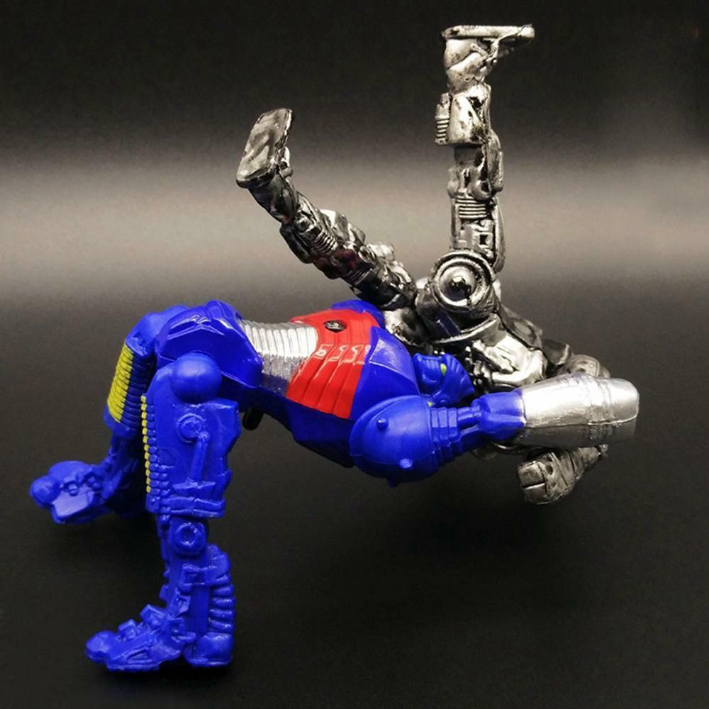 8 Unids/Lote Juguetes De Acero Real Atom Movie Zeus Twin Cities Midas Robot Modelo