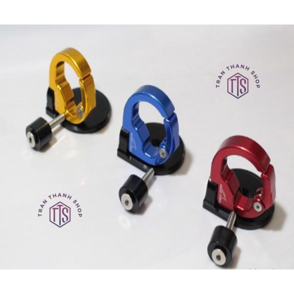 Móc treo đồ xe máy cho xe VARIO, CLICK THÁI FULL NHÔM CNC ( ĐEN ÁNH KIM )