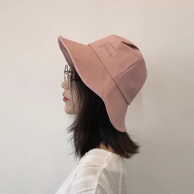 Mũ Bucket vành rộng nhung kaki - Nón Bucket Maruko Vàng nhung