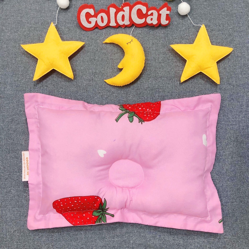 Gối Vuông Lõm Chống Méo ĐầuGOLDCAT, Mang Lại Giấc Ngủ Ngon Cho Bé Yêu
