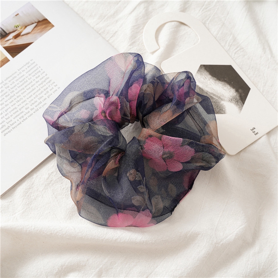 Dây Buộc Tóc Họa Tiết Hoa Xinh Xắn Cho Nữ