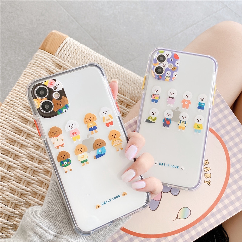 Ốp lưng iphone cún cute trong góc 5/5s/6/6plus/6s/6splus/7/7plus/8/8plus/x/xr/xs/11/12/pro/max/plus/promax - Awifi V3-4