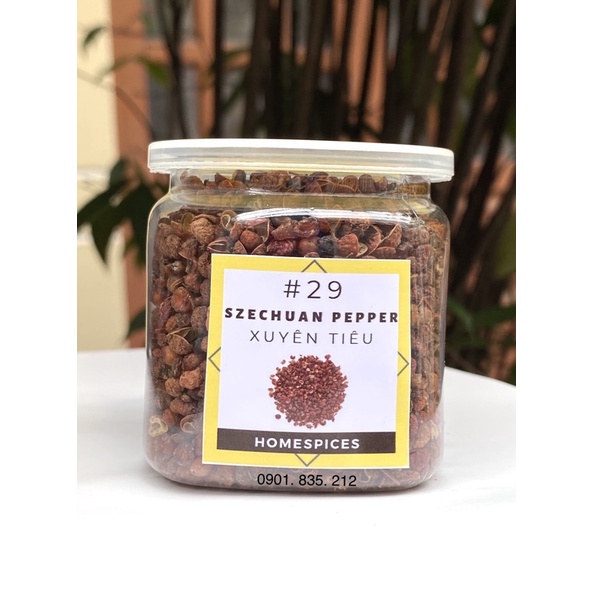 Xuyên Tiêu Tứ Xuyên đỏ-Szechuan Pepper không trộn cành