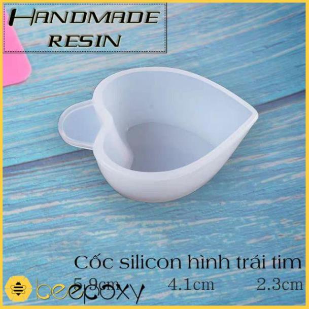 Cốc silicon hình Trái Tim