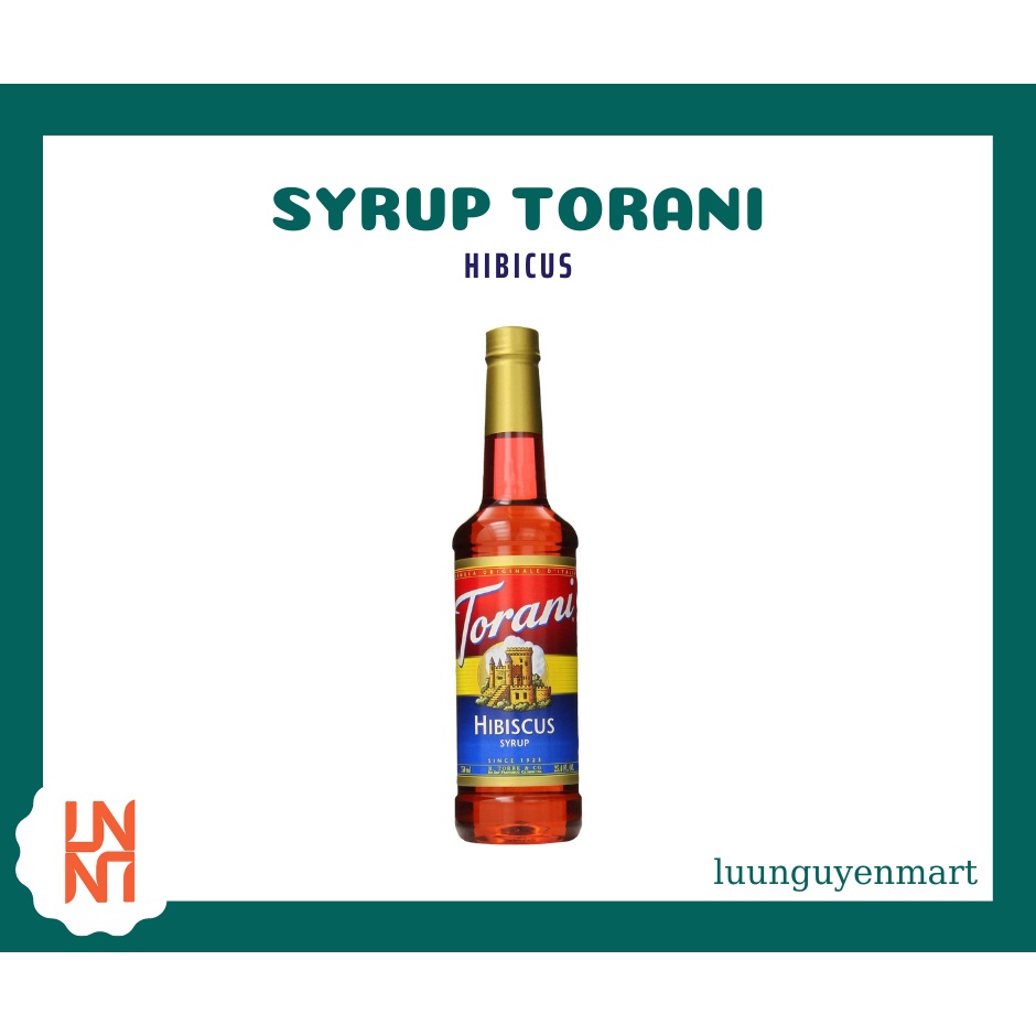 Siro/ Syrup Torani Hibicus 750ml