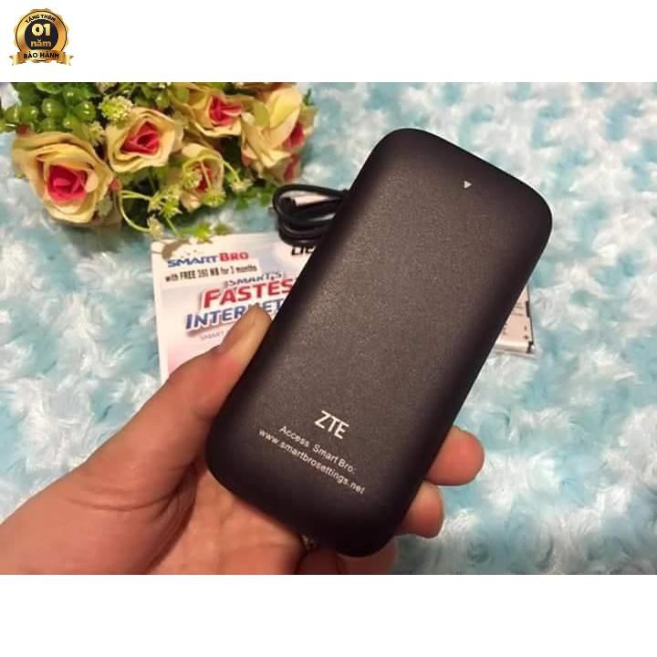 Bộ Phát Wifi Di Động từ Sim 3G/4G ZTE MF65 Smart bro (Bền nhất thị trường)