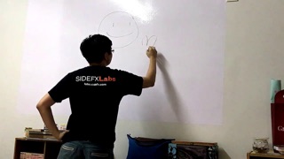 Decal bảng trắng bút lông size lớn