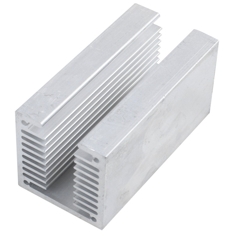 2 Pcs Radiator: 1 Pcs 40X40X10Mm 4010 9 Blade Brushless DC 12V Cooling Fan & 1 Pcs Sier-Aluminum Radiator U 80X40X40Mm