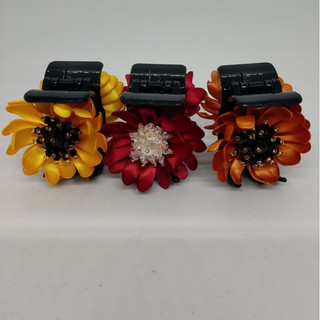 [ Hàng Thiết Kế ] Kẹp tóc hoa cúc handmade cao cấp