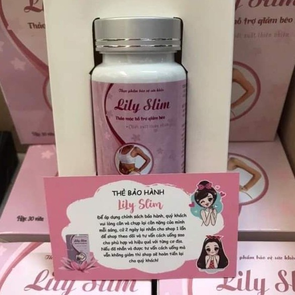 GIẢM CÂN LILYSLIM, THUỐC GIẢM CÂN LILYSLIM CHÍNH HÃNG (30 VIÊN)