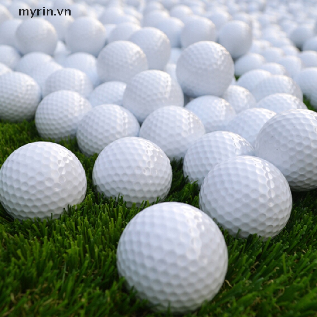 Set 10 Quả Bóng Golf Bằng Xốp PU Màu Trắng Dùng Luyện Tập Trong Nhà Và Ngoài Trời