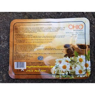 Kem và bột tắm trắng Cà phê - Hoa cúc OHIO 120g