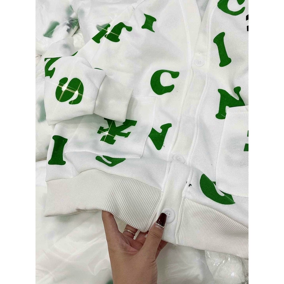 Áo khoác Cardigan Nữ & áo nỉ học sinh nam nữ in chữ Ulzzang form rộng Unisex bông 2 lớp ảnh thật
