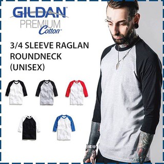 ÁO PHÔNG Gildan Sleeve Raglan 100% Cotton USA
