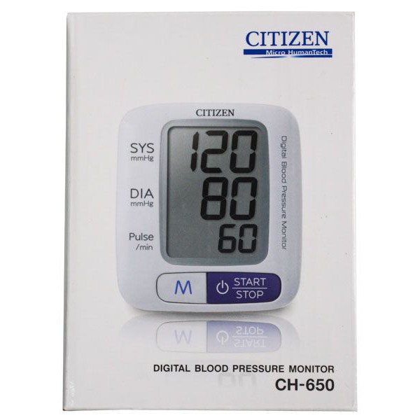 [Mã 229FMCGSALE giảm 8% đơn 500K] [ BH CHÍNH HÃNG ] Máy đo huyết áp điện tử tự động CITIZEN CH-650