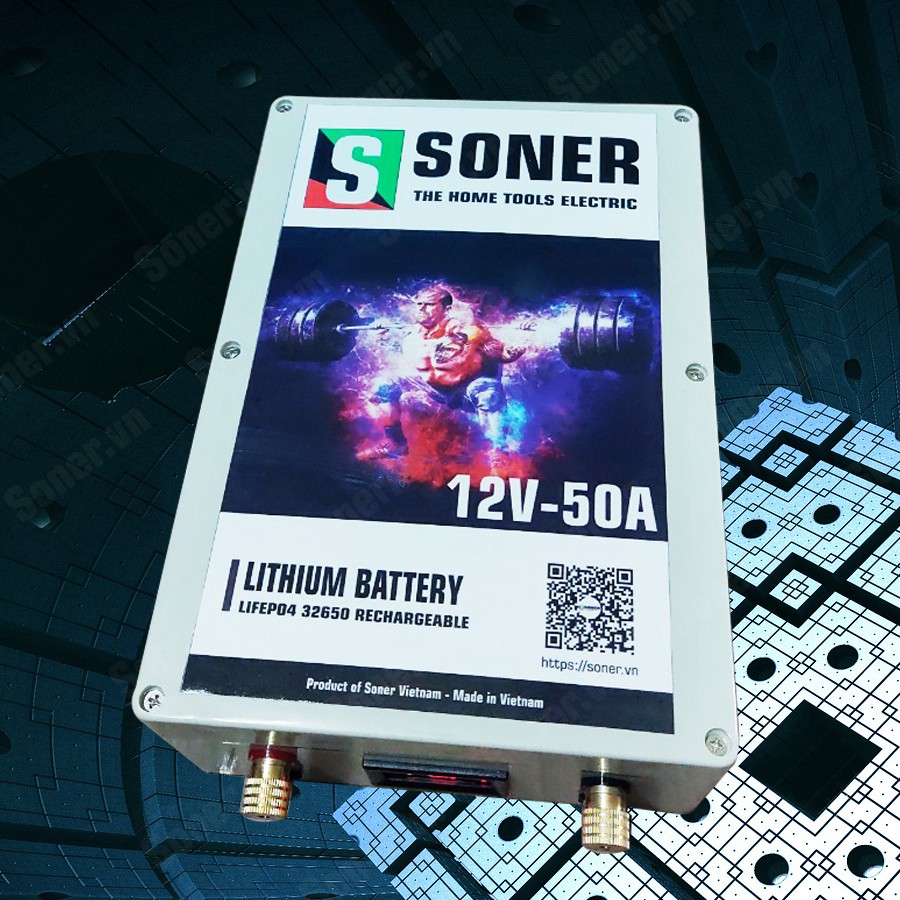 Pin Ắc quy Lithium Soner 12V-50A