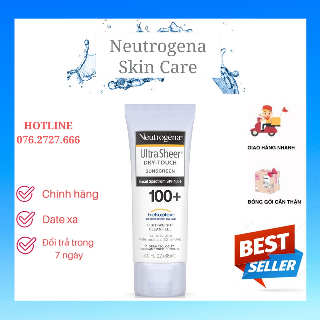 KEM CHỐNG NẮNG Neutrogena Ultra Sheer Dry-Touch Sunscreen SPF 100+