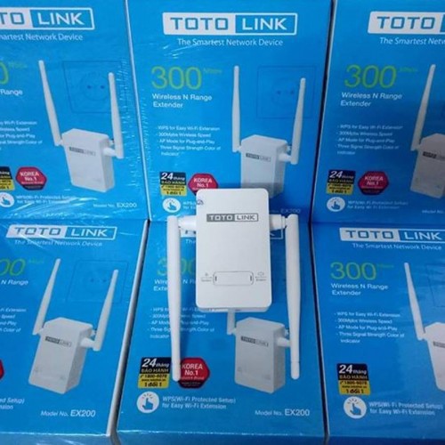 Bộ Kích Sóng Wifi Totolink Chuẩn N 300Mbps EX200 - Chất Lượng - Sóng Khỏe | WebRaoVat - webraovat.net.vn