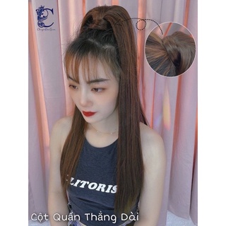 Tóc cột dây quấn thẳng đẹp