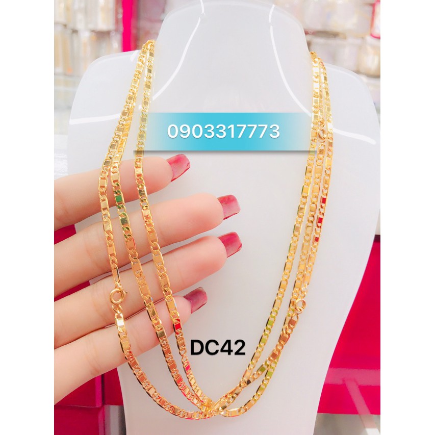Dây chuyền Titan cỏ 4 lá DC42