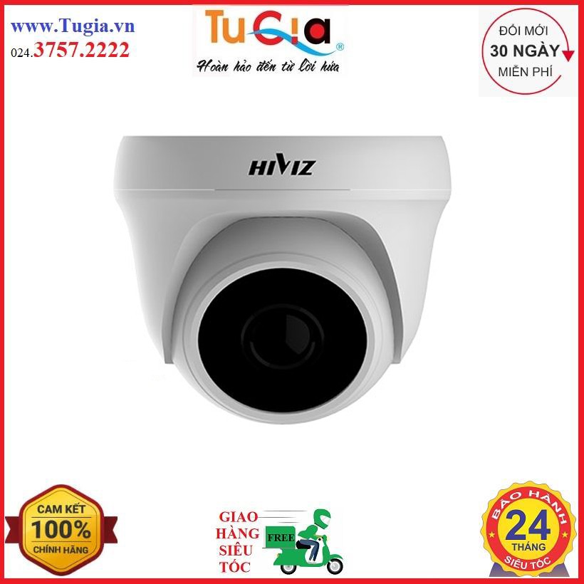 Camera Dome hỗ trợ 4 in 1 HIVIZ HIA1152S20P 5MP Hàng chính hãng