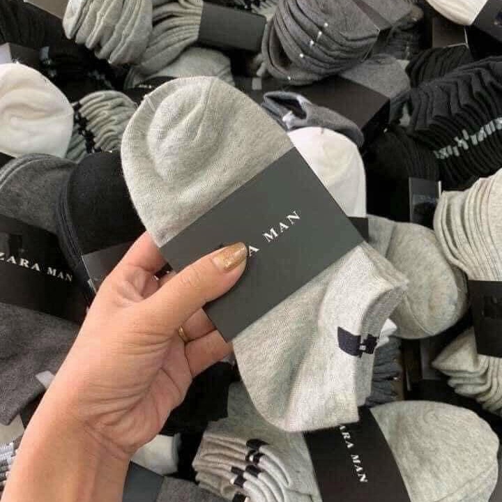 Bộ 10 đôi tất zaza men cổ ngắn 2021