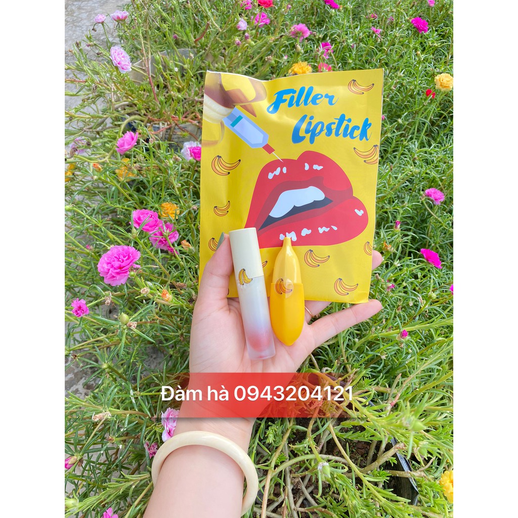 son chuối filler khử thâm tặng son dưỡng sẵn hàng