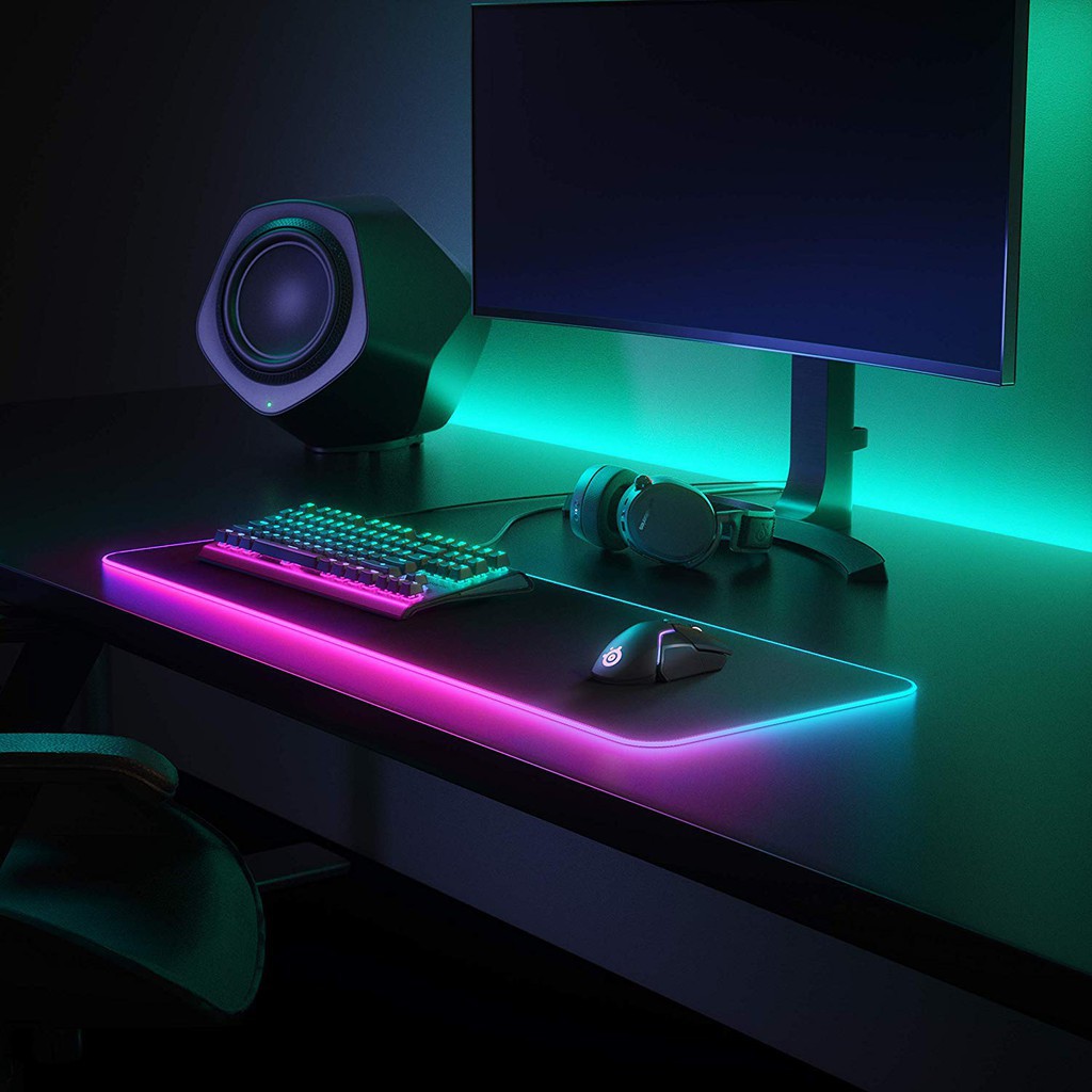 [Mã SKAMA07 giảm 8% đơn 250k]Bàn di chuột Steelseries QcK Prism Cloth - XL (RGB) ( 63826 ) - hàng chính hãng