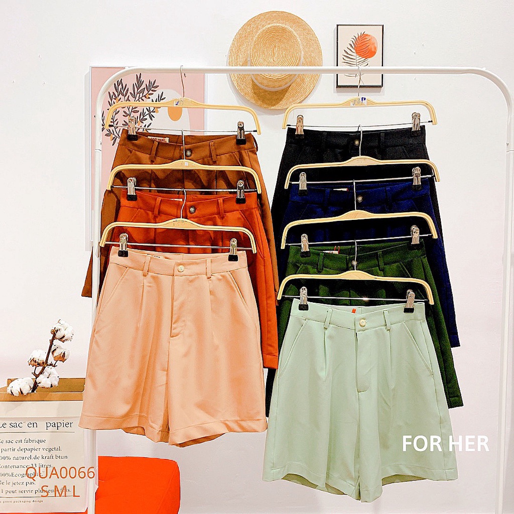 Quần short cài nút QUA0066