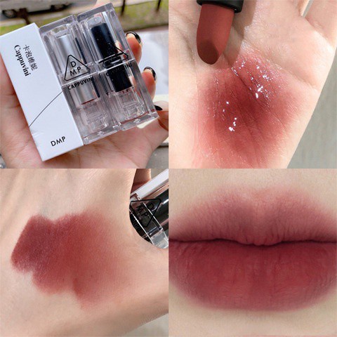 [Hàng mới về] Son môi Cappuvini màu lì chống thấm nước không phai cao cấp