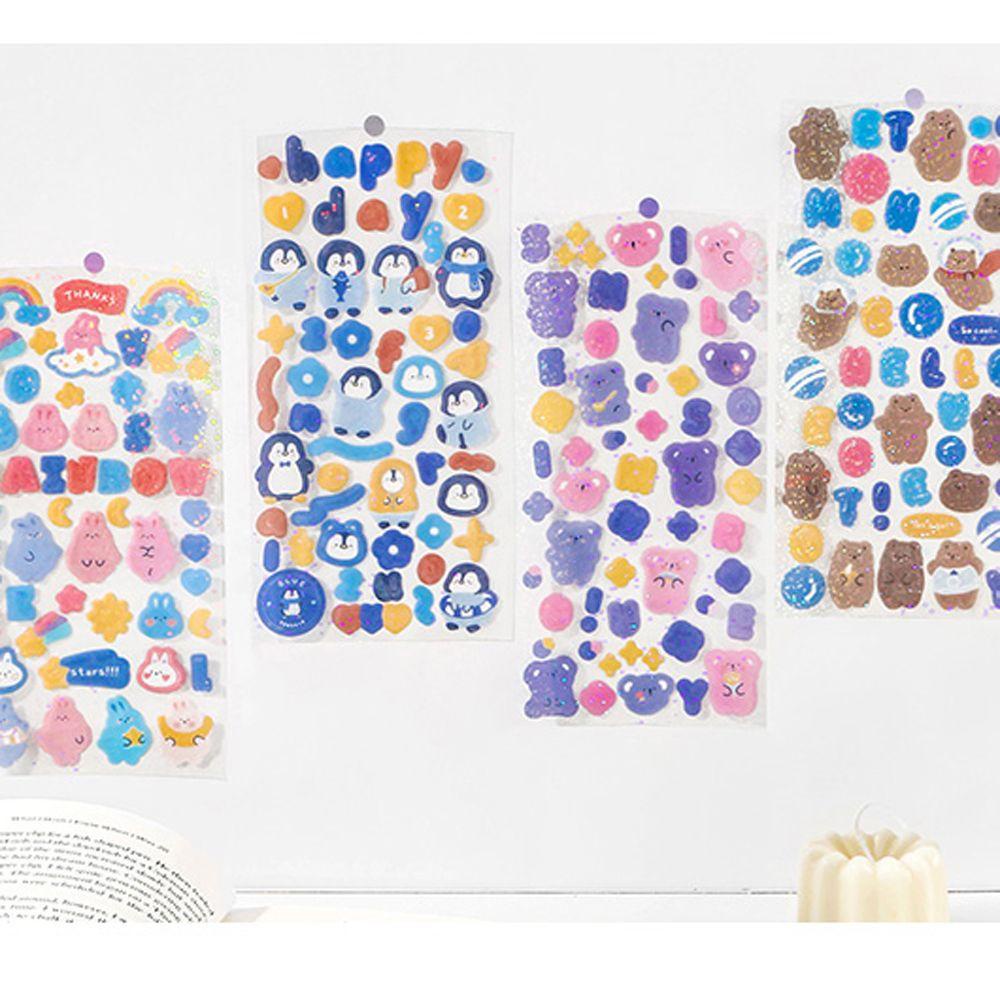 Nhãn Dán Laser Trang Trí Điện Thoại Sổ Tay Nhật Ký Sáng Tạo