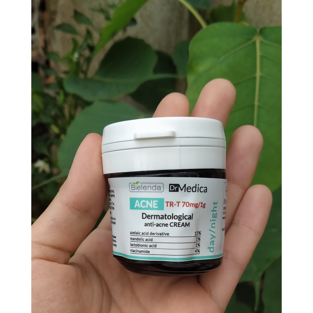 Thanh lý Kem dưỡng Bielenda Dr. Medica Anti-acne Dermatological giảm mụn, mờ thâm MÓP VỎ - DATE MỚI