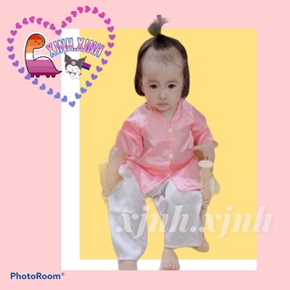 Áo bà ba cho bé trai bé gái chất lụa siêu mát