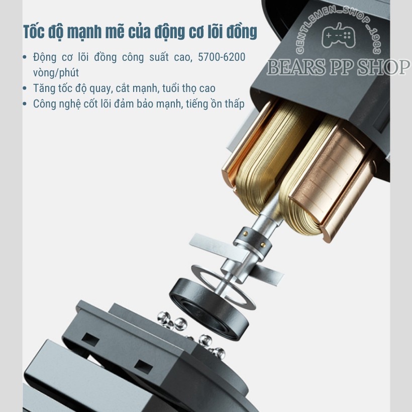 Tông Đơ Cắt Tóc Chuyên Nghiệp Cho Người Lớn Trẻ Em Riwa 6101 I Máy Bảo Hành Máy 3 Năm Il TĂNG Cửa Hàng