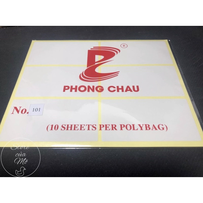 [XẢ HÀNG] Decal Tomy A5 - Xấp 10 tờ