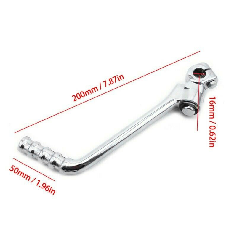 Bàn đạp khởi động cần gạt khởi động xe máy cho Kawasaki KE KL 'KLX 'KDX 'KZ '125 '175 '200 16mm