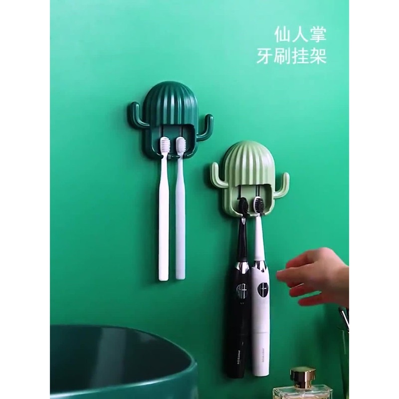 Giá Để Bàn Chải Đánh Răng Hình Cây Xương Rồng