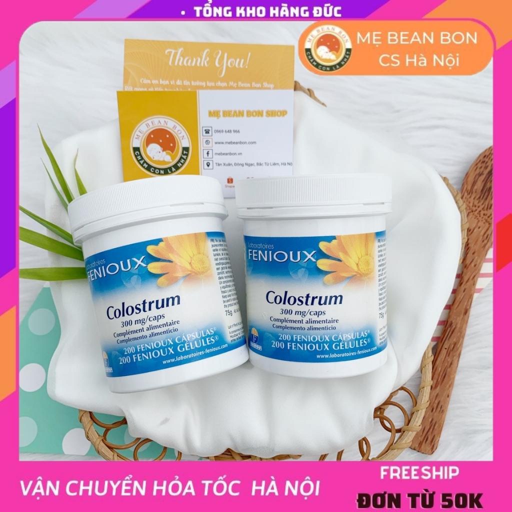 Sữa Non Colustrum Fenioux Pháp Cho Bé Từ Sơ Sinh Tăng Đề Kháng cải thiện hệ miễn dịch 200 viên
