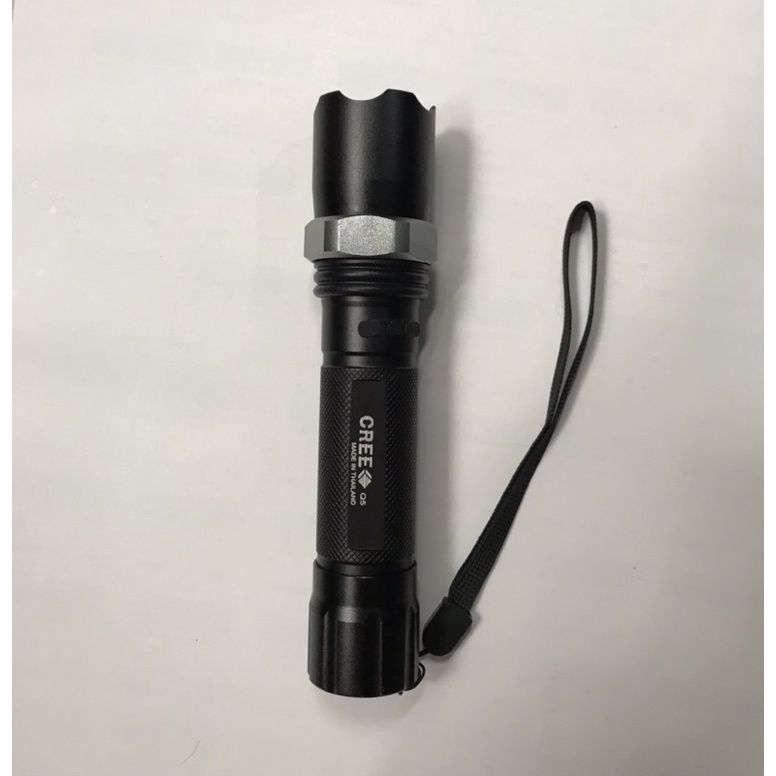 Đèn Pin Police USA Siêu Sáng GH-001 CREE Q5 nhập khẩu Thái lan với vỏ hợp kim nhôm và 3 chế độ sáng, cực mạnh, mạnh,nháy
