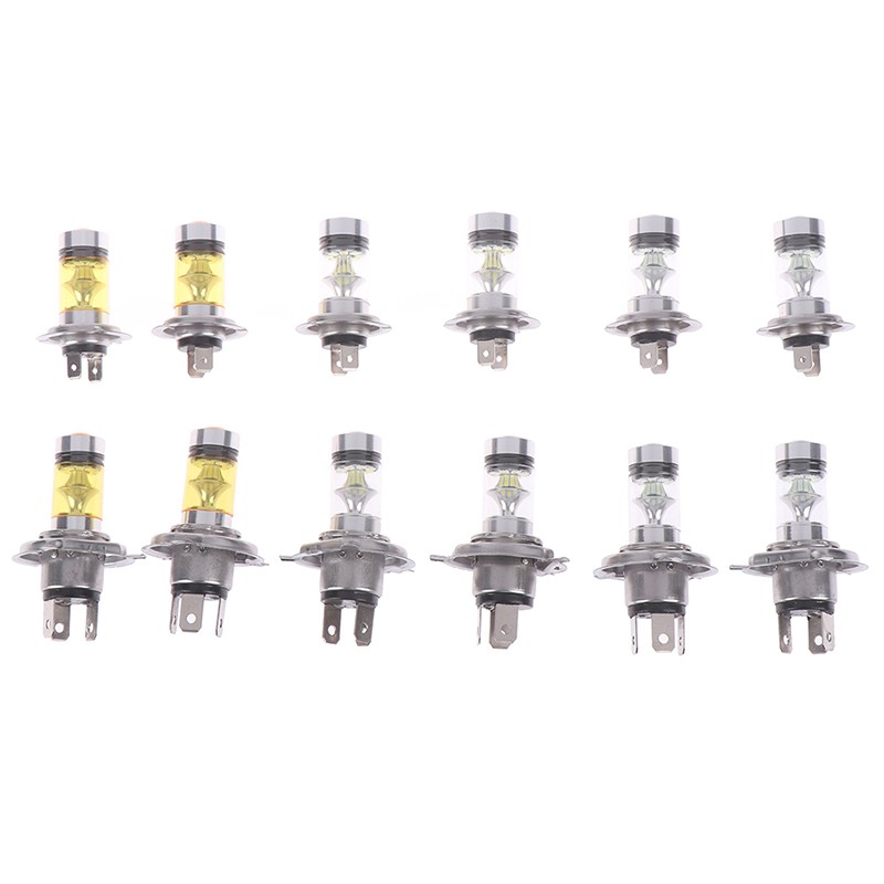 Set 2 bóng đèn phá sương mù 20 LED H4/ H7 9003 HB2 8000K Hi/ Lo chuyên dụng dành cho xe hơi